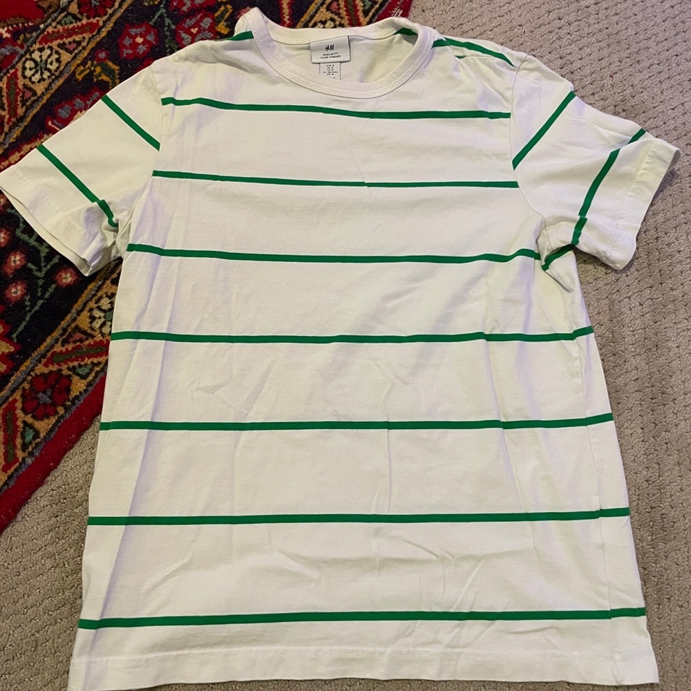 H&M Striped Regular Fit T-Shirt